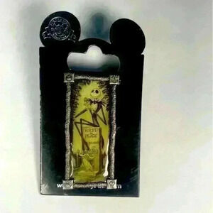 Disney Trading Pin 2017 Nightmare Before Christmas Jack Skeleton And Zero